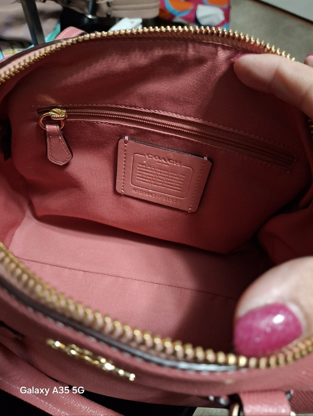 Coach Mini Bennett Satchel with crossbody strap 9x6.5x5 - Picture 13 of 14